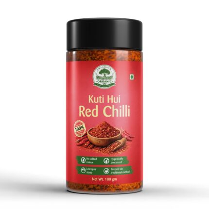 Amarmoor Organic Stone Crushed Red Chilli (Kuti Hui Mirch)